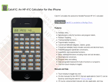 Tablet Screenshot of calc41c.jonathanwatmough.com